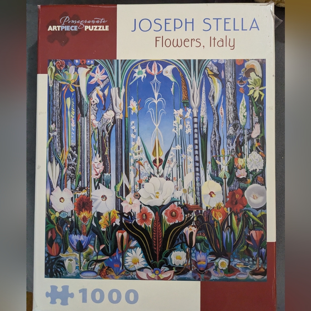Joseph Stella Flowers Italy 1000 Piece Puzzle